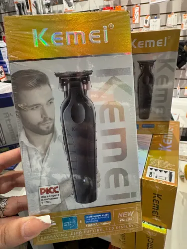 MÁQUINA DE CORTAR CABELO KEMEI ACABAMENTO 