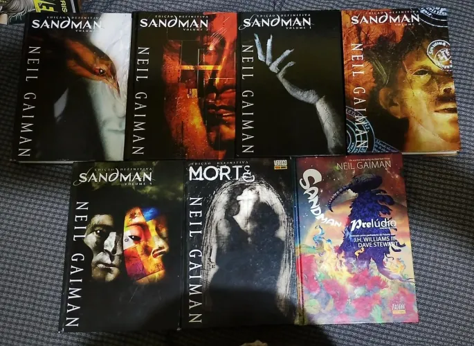 SANDMAN EDIÇÃO DEFINITIVA PANINI/VERTIGO COLEÇAO COMPLETA