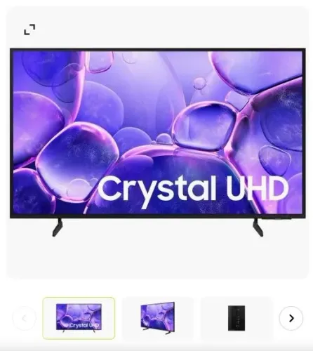 Menor preço Smart TV LED 65" Samsung Crystal 4K HDR U8600F