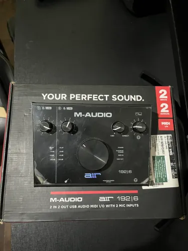 VENDO INTERFACE DE AUDIO M AUDIO AIR 6 