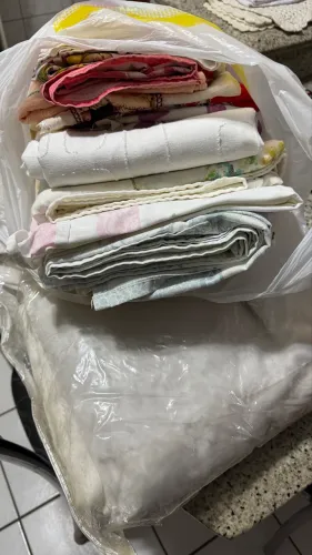 Tolhas de mesa + cortinas