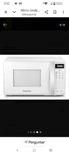 Microondas novo na embalagem