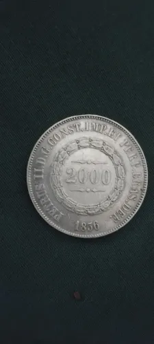 Moeda 2000 reis 1856