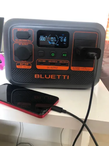 Estação de Energia BLUETTI AC2P 300W 230Wh - Nova