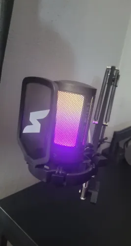 Microfone Gamer Fifine Superframe Sfm1 com braço articulado