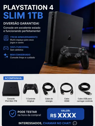 PlayStation 4 slim 1TB