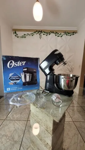 Batedeira Planetária Oster Bowl Inox 