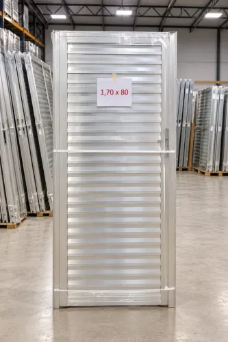 PORTA DE ALUMÍNIO VENEZIANA 1.70 X 80 - A PARTIR DE R$249,99