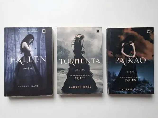 Coleção Fallen - 3 Livros - Fallen, Paixão e Tormenta - Lauren Kate - Editora Galera