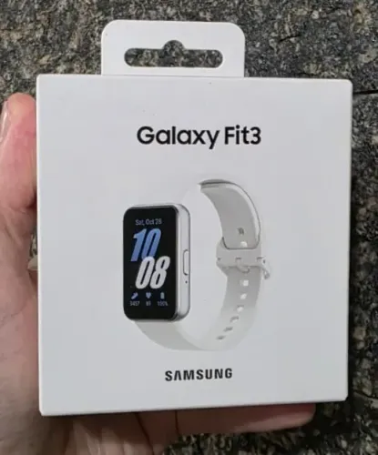 [LACRADO] Smartband Samsung Galaxy Fit3, Branca/Prata