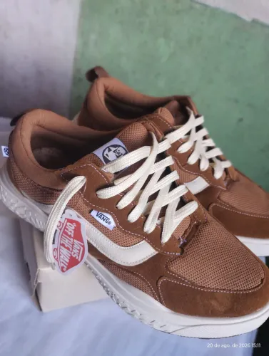 Tênis Casual Vans Neo Ultrarange Masculino - Bege/marrom 41