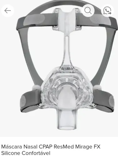 Máscara Nasal CPAP ResMed Mirage FX