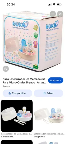 Esterizador de mamadeiras