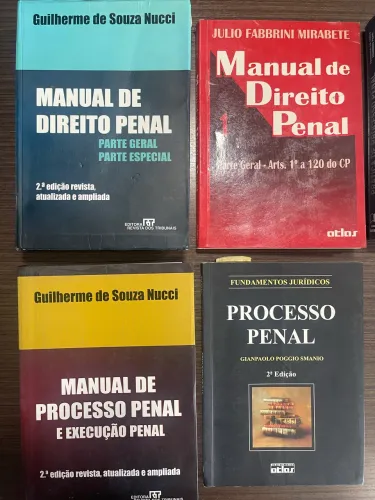 Livros de Direito Penal e Processo Penal
