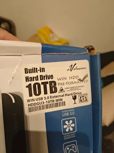 HD externo 10TB Avolusion PC Xbox PS4/5 LACRADO
