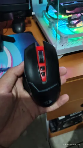 Mouse Gamer Redragon sem fio aceito cartão