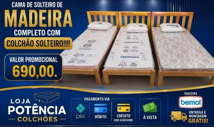 Cama de solteiro