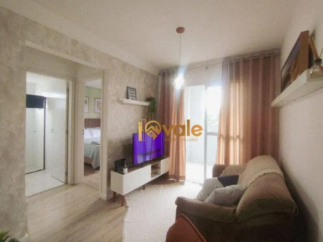 Apartamento 2 dormitórios para alugar, 52 m² Jardim das Indústrias Jacareí/SP