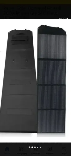 Placa solar  dobrável 200W 