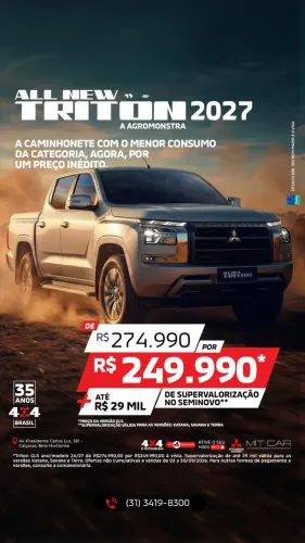 Mitsubishi TRITON GLS 2.4 CD 4X4 TB Diesel Aut. 2027