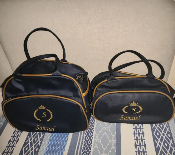 Kit Bolsa maternidade bordado