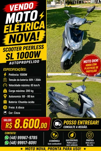 Vendo Moto Elétrica Nova