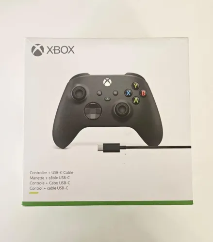 CONTROLE XBOX ORIGINAL - NOVO, NUNCA USADO!