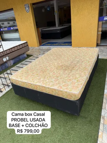 Cama Box Casal PROBEL USADA - ENTREGAMOS