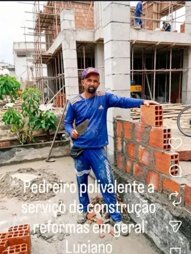 Pedreiro Luciano da base acabamento