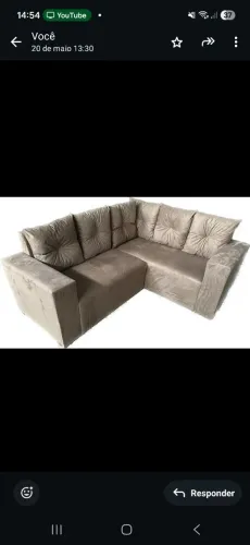 Sofa canto ACEITAMOS OFERTAS pode pedir desconto para a vendedora