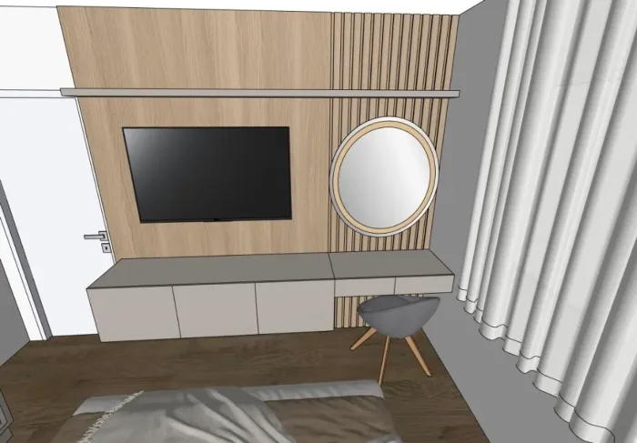 Faço Projetos 3D no SketchUp | Ambientes e Móveis Sob Medida  