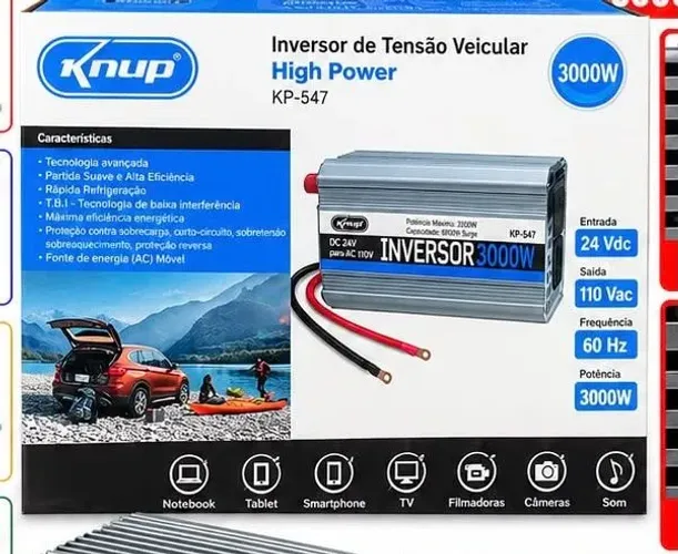 Inversor de tensão veicular 3000w