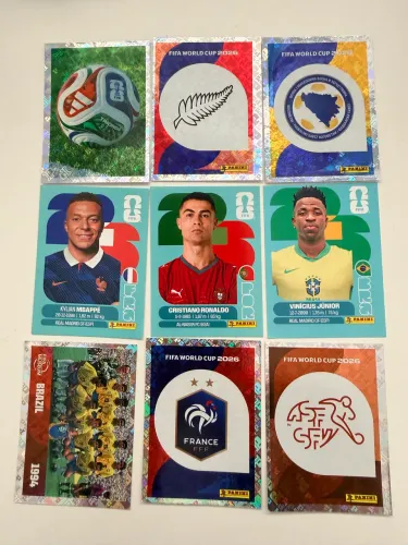 Figurinhas especiais da Copa