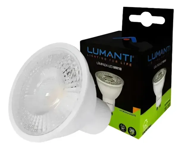 LAMPADA GU10 MR-16 3000K 7W LUMANTI