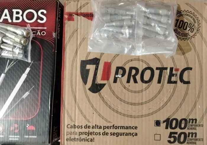 Cabo coaxial para Câmeras