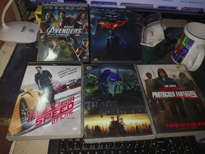 lote de filmes em dvd