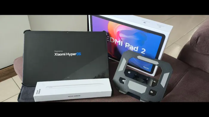 Tablet Redmi Pad 2 - 256gb com caneta ORIGINAL e acessórios 