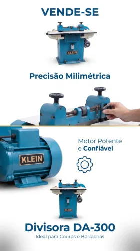 Maquina Divisora de Couro Klein DA-300