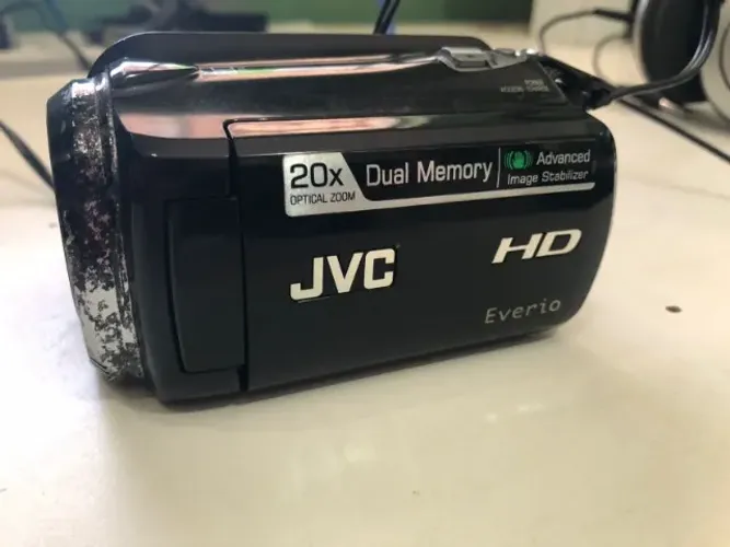 Filmadora JVC Hd sem Bateria Acompanha a fonte Ful HD HDMI limpa