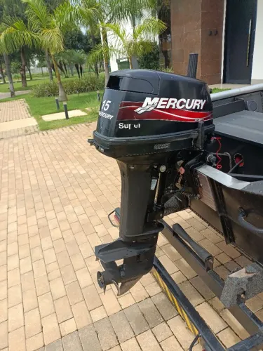 Motor 15 Hp Mercury semi novo
