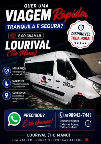 Fretamento e turismo.