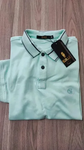 Camisa gola polo premium suedine lisa