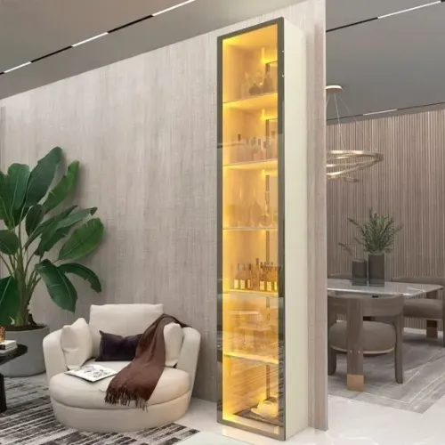 CRISTALEIRA TORRE LUMINARE 100% MDF. PRONTA ENTREGA.