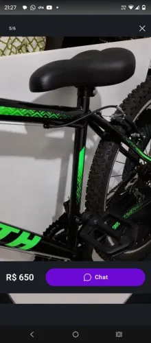 Bicicleta aro 29 pouco usada valor 450 não vendo app 