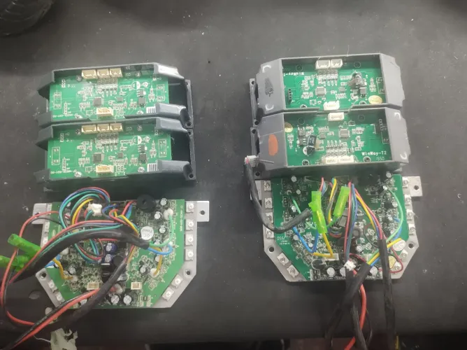 Conjunto de placas Hoverboard - Funcionando