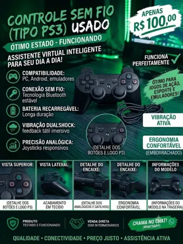 Controle de ps3