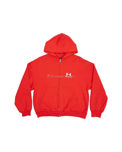 moletom balenciaga x under armour em vermelho