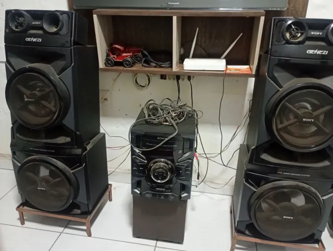 Som residencial Sony