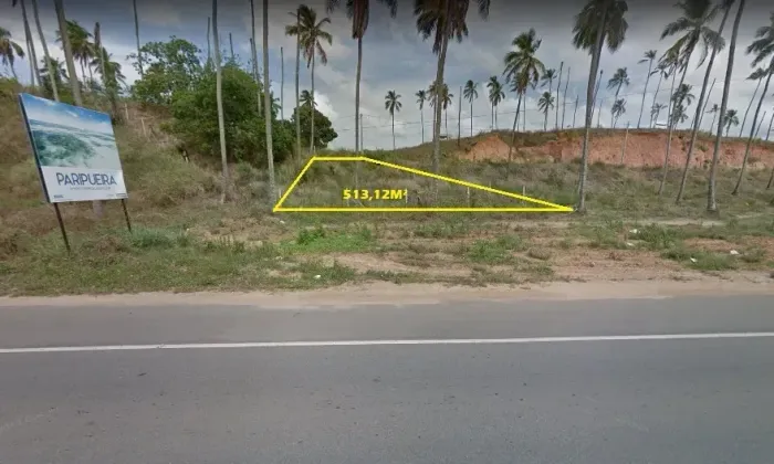 LOTE NA PRAIA para venda tem 513m2 em Sonho Verde - Paripueira - AL