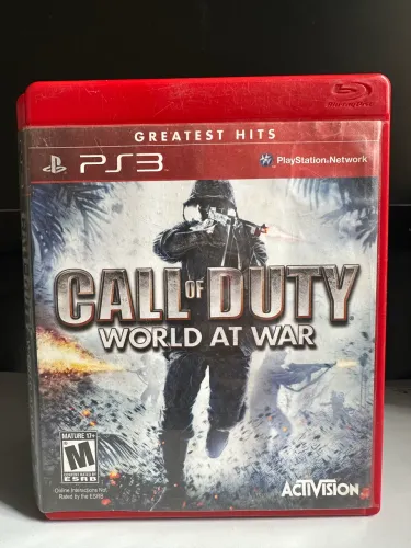 CALL OF DUTY WORLD AT WAR PS3, JOGO ORIGINAL